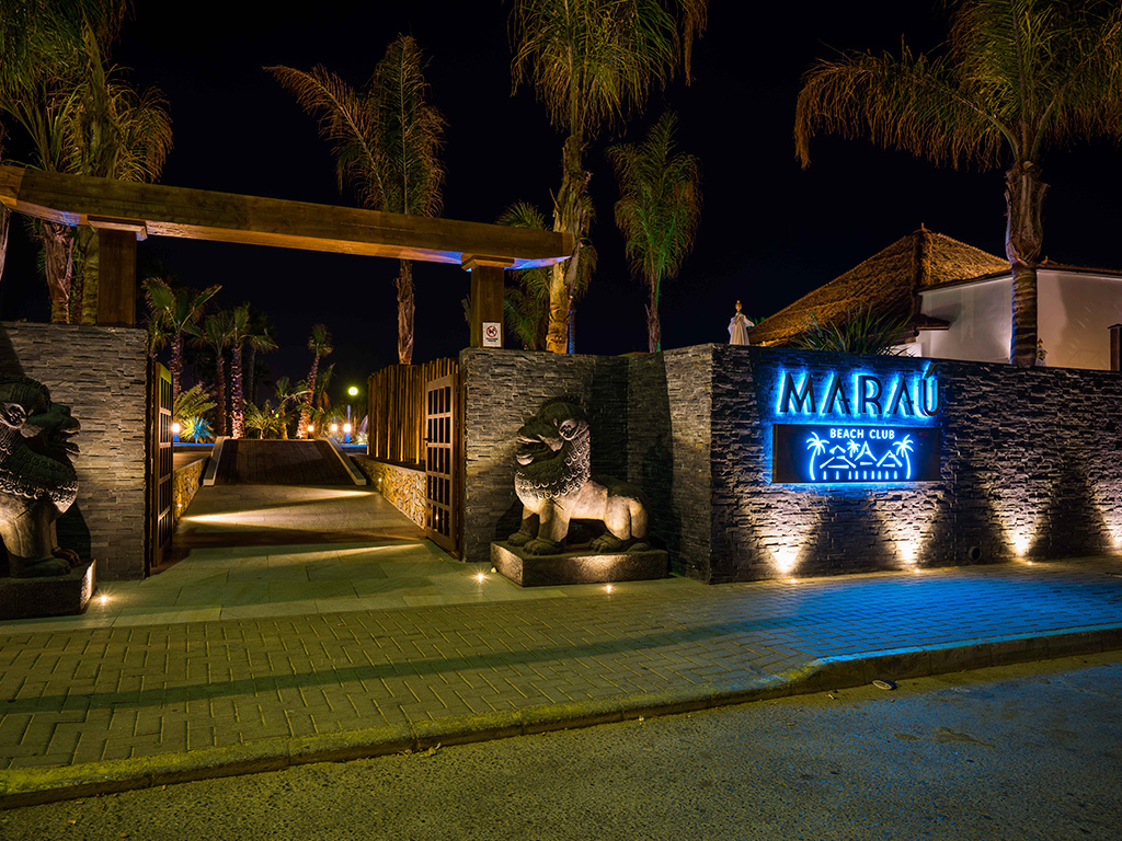 Maraú Beach club entrada. Proyecto contract